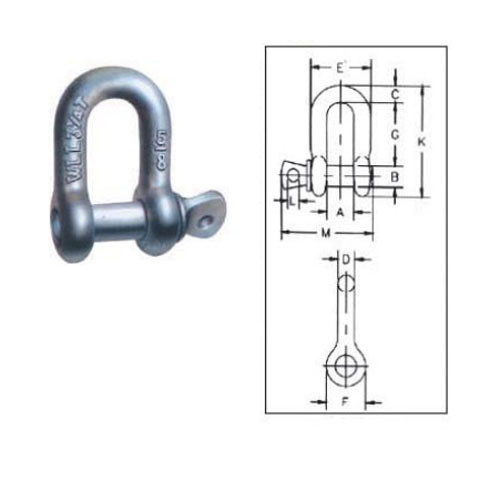 Screw Pin Anchor Shackles G-210