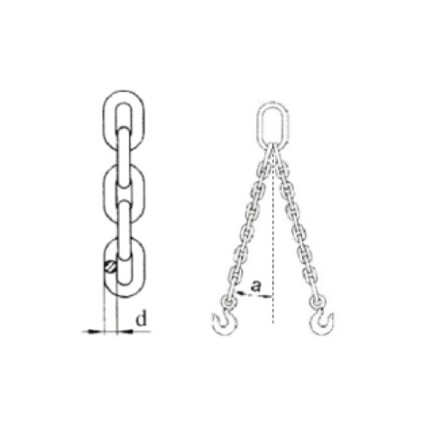 WS61 Hoist Chain Working Load Limits (T)